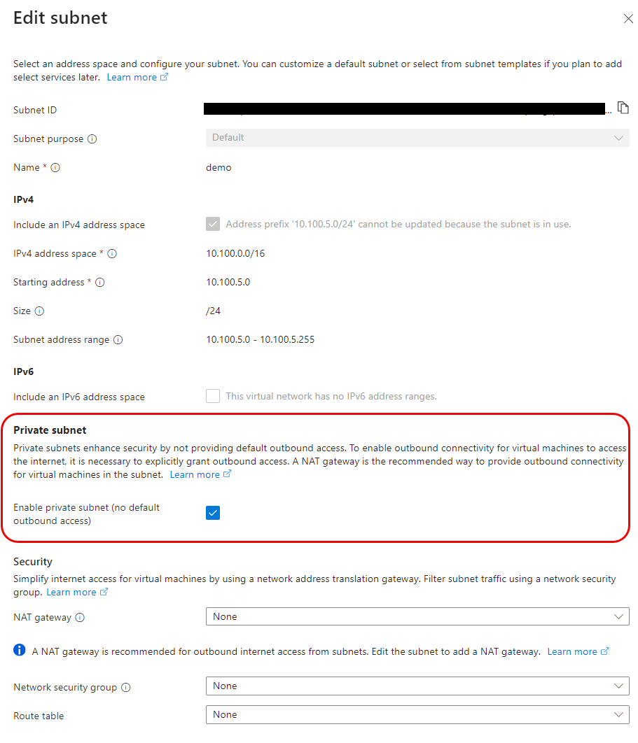No Internet access” on Azure VM in new VNET Subnet – Blog by